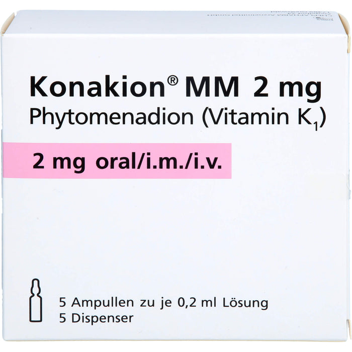 Konakion MM 2 mg Ampullen, 5 St. Ampullen