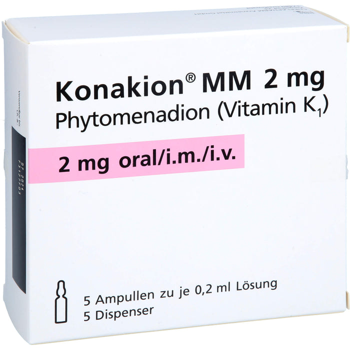 Konakion MM 2 mg Ampullen, 5 St. Ampullen