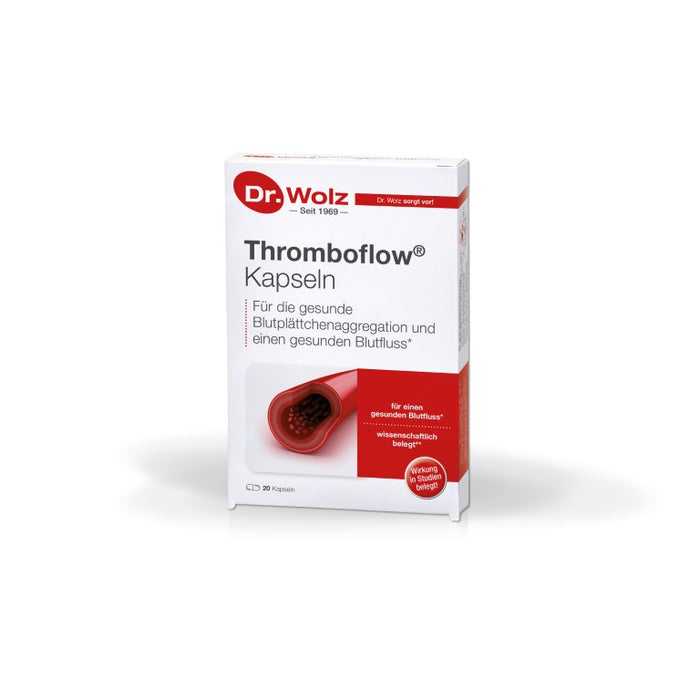 Thromboflow Kapseln für einen gesunden Blutfluss, 20 St. Kapseln
