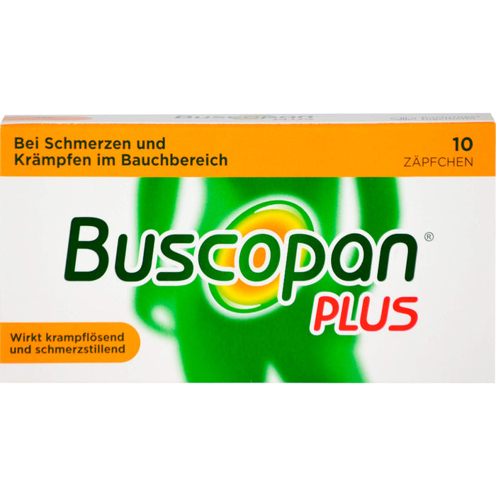 Buscopan plus Zäpfchen Reimport Pharma Gerke, 10 St. Zäpfchen
