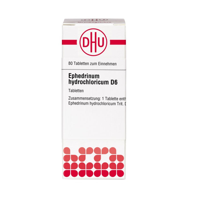 DHU Ephedrinum hydrochloricum D 6 Tabletten, 80 St. Tabletten