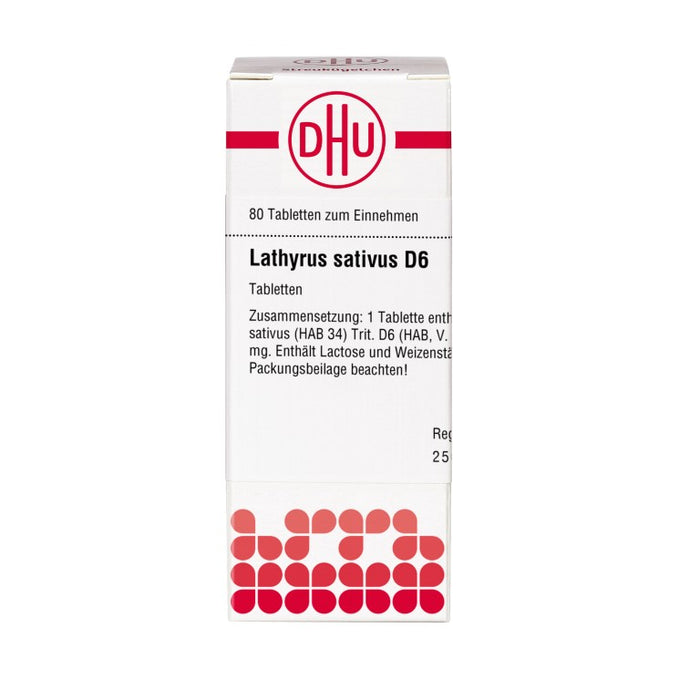 DHU Lathyrus sativus D6 Tabletten, 80 St. Tabletten
