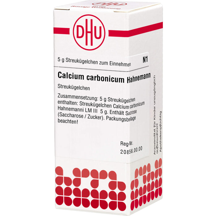 DHU Calcium carbonicum Hahnemanni LM III Streukügelchen, 5 g Globuli