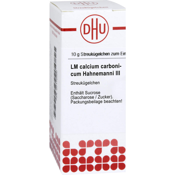 DHU Calcium carbonicum Hahnemanni LM III Streukügelchen, 5 g Globuli