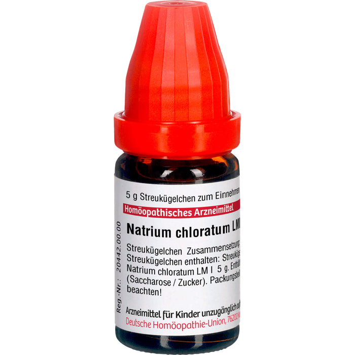 DHU Natrium chloratum LM I Streukügelchen, 5 g Globuli