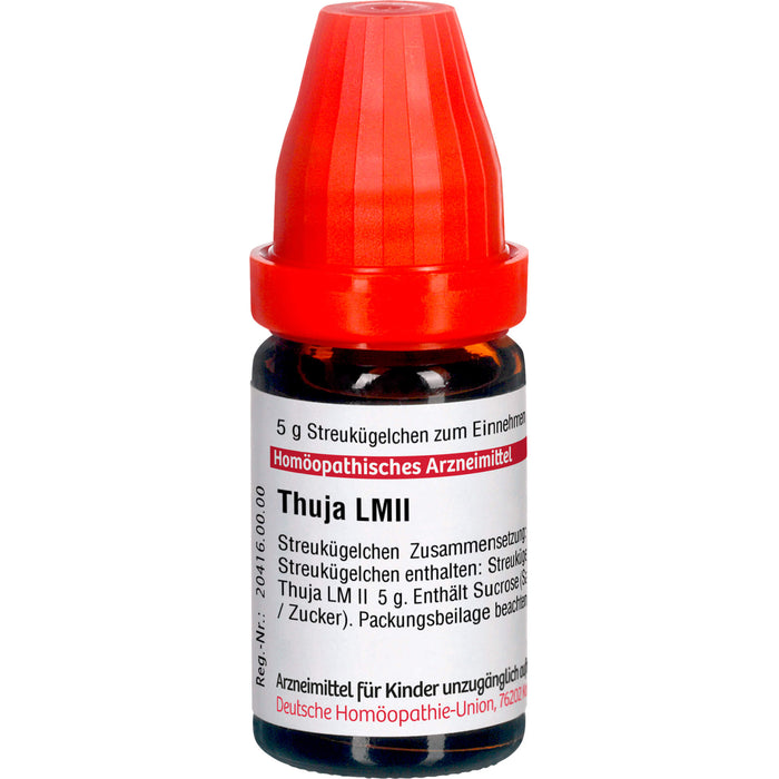 DHU Thuja LM II Streukügelchen, 5 g Globuli