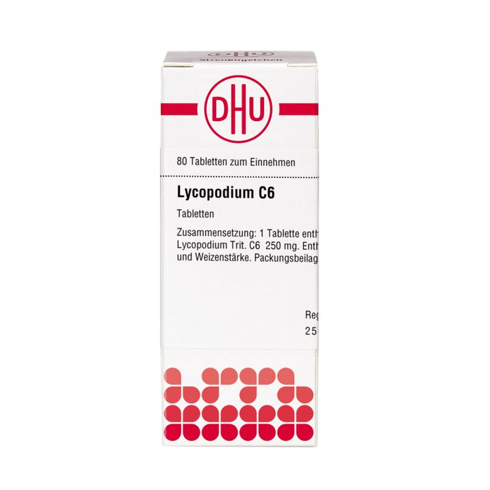 DHU Lycopodium C6 Tabletten, 80 St. Tabletten
