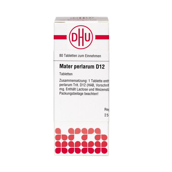 DHU Mater perlarum D12 Tabletten, 80 St. Tabletten