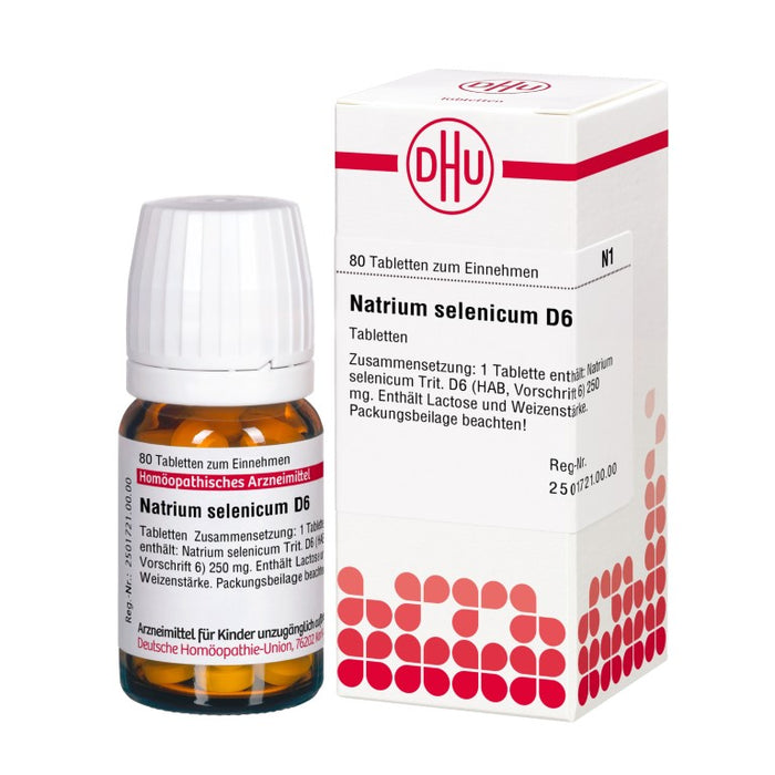 DHU Natrium selenicum D6 Tabletten, 80 St. Tabletten
