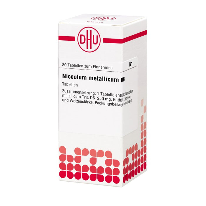 DHU Niccolum metallicum D 6 Tabletten, 80 St. Tabletten