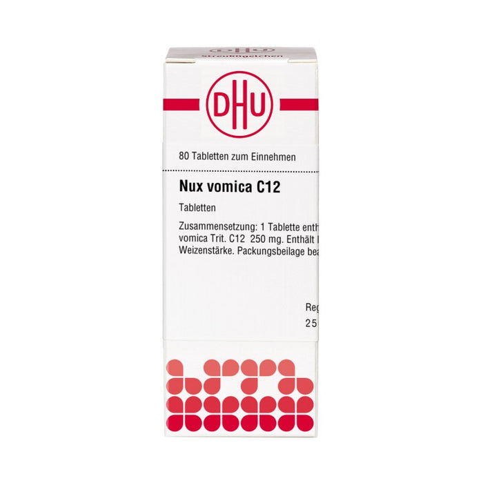 DHU Nux vomica C12 Tabletten, 80 St. Tabletten