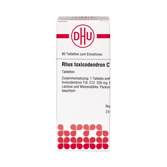 DHU Rhus toxicodendron C12 Tabletten, 80 St. Tabletten