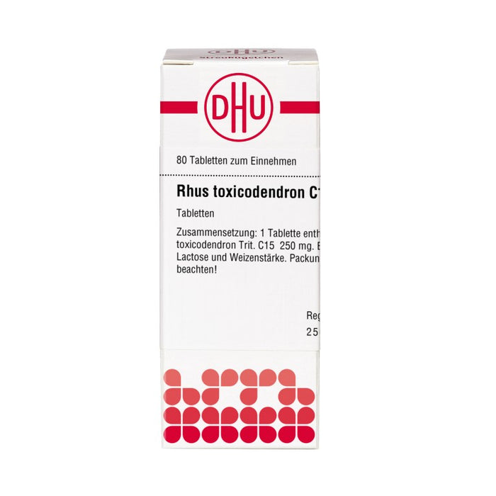 DHU Rhus toxicodendron C15 Tabletten, 80 St. Tabletten