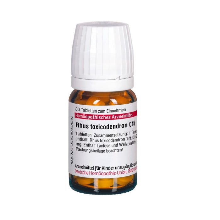DHU Rhus toxicodendron C15 Tabletten, 80 St. Tabletten