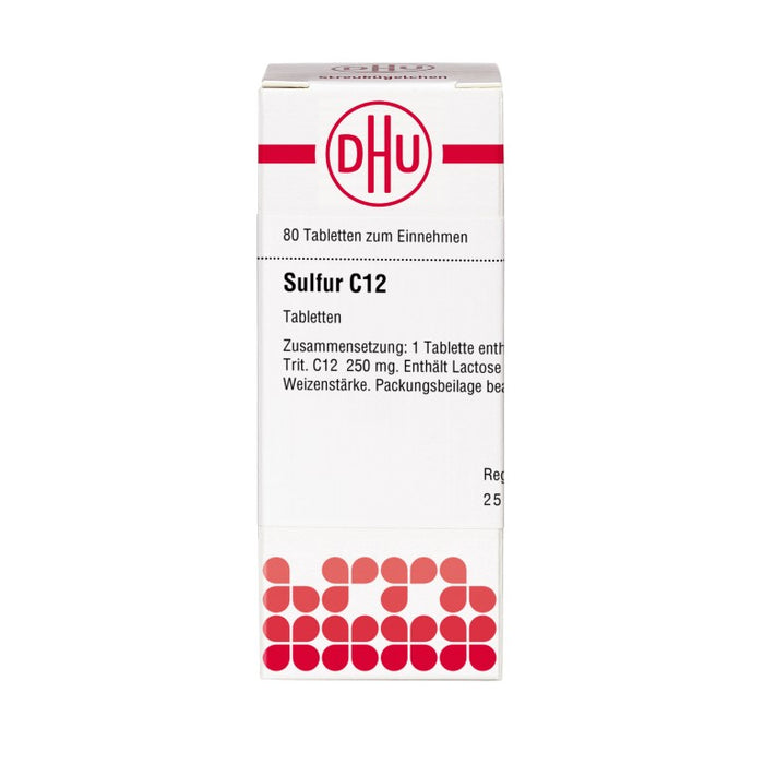 DHU Sulfur C12 Tabletten, 80 St. Tabletten
