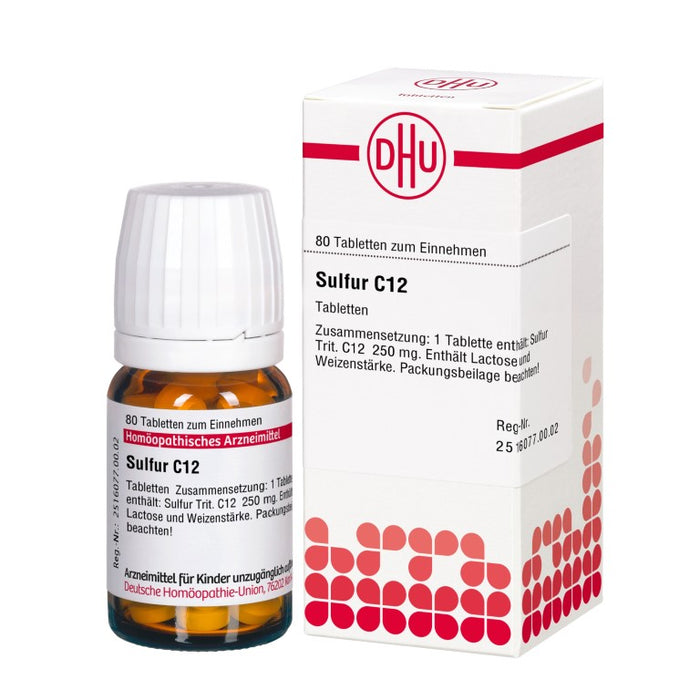 DHU Sulfur C12 Tabletten, 80 St. Tabletten
