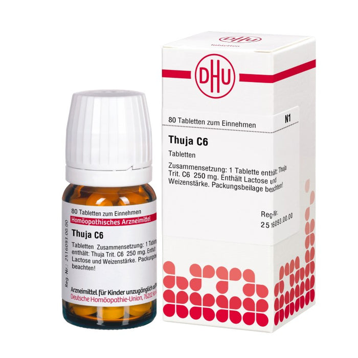 DHU Thuja C6 Tabletten, 80 St. Tabletten