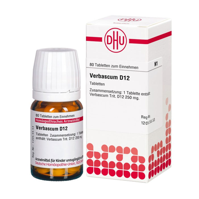 DHU Verbascum D12 Tabletten, 80 St. Tabletten