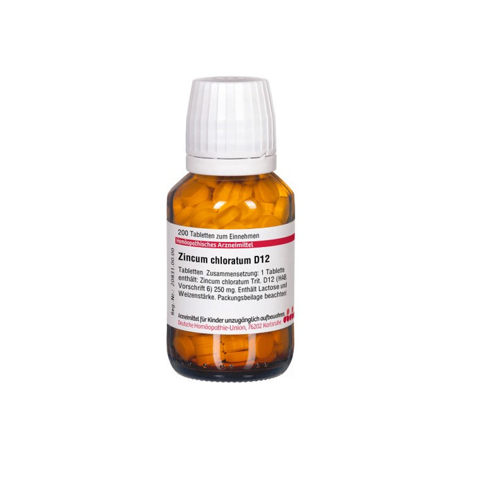 DHU Zincum chloratum D12 Tabletten, 200 St. Tabletten