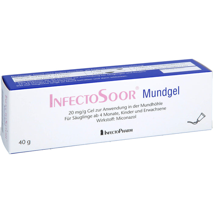 InfectoSoor Mundgel bei Hefepilzinfektionen der Mundschleimhaut, 40 g Gel