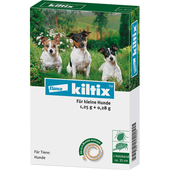 Elanco kiltix für kleine Hunde Ektoparasitizid-Halsband gegen Zecken und Flöhe, 1 St. Halsband