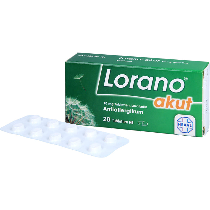 Lorano akut Tabletten, 20 St. Tabletten