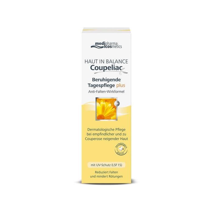 medipharma cosmetics Haut in Balance Coupeliac beruhigende Tagespflege plus, 50 ml Creme
