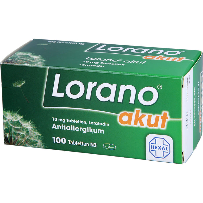 Lorano akut Tabletten, 100 St. Tabletten