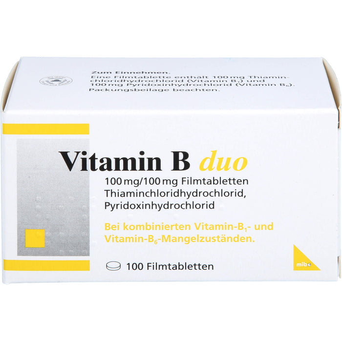 Vitamin B duo Filmtabletten, 100 St FTA