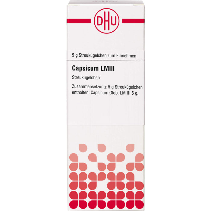 DHU Capsicum LM III Streukügelchen, 5 g Globuli
