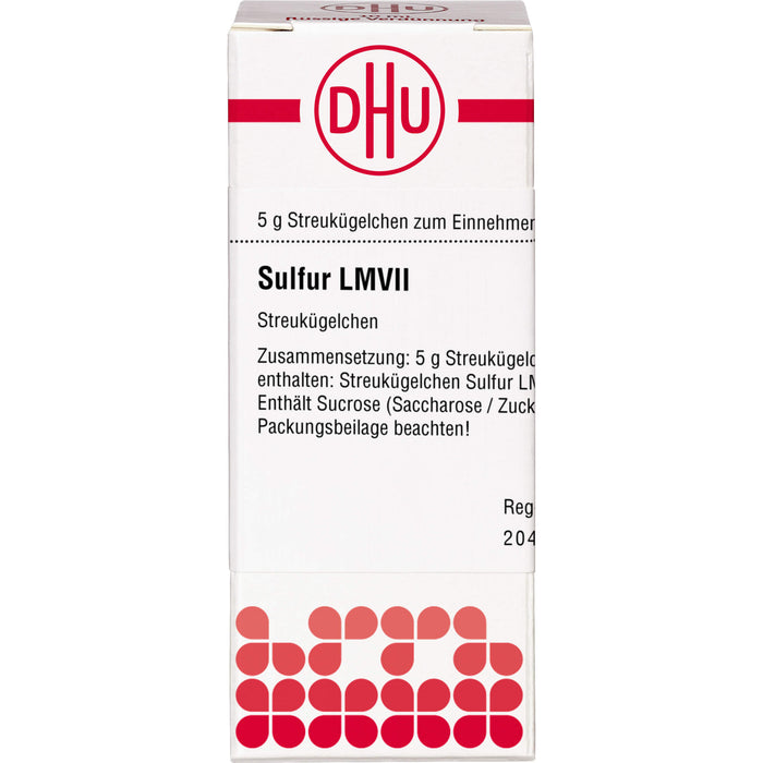 DHU Sulfur LM VII Streukügelchen, 5 g Globuli