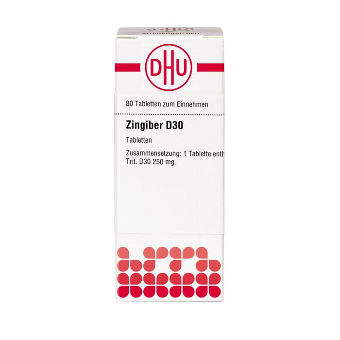 DHU Zingiber D30 Tabletten, 80 St. Tabletten