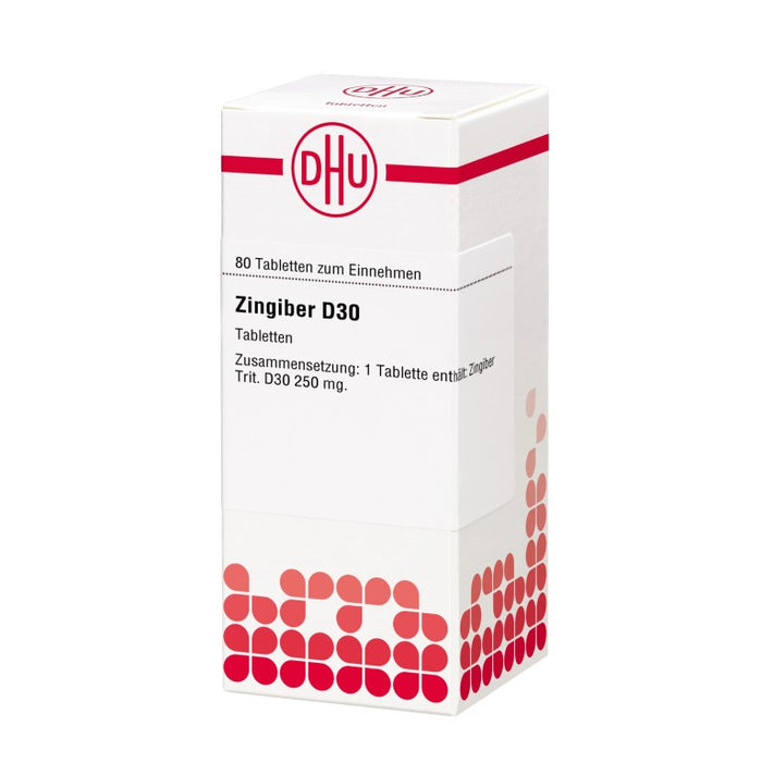 DHU Zingiber D30 Tabletten, 80 St. Tabletten