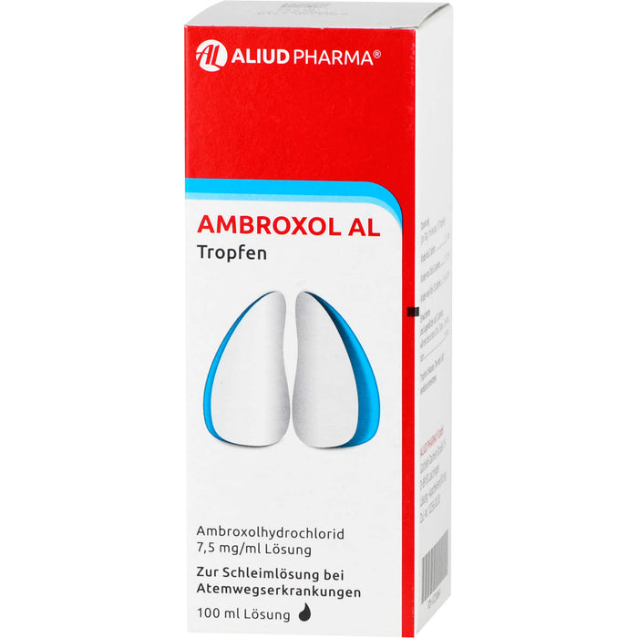 Ambroxol AL Tropfen zur Schleimlösung bei Atemwegserkrankungen, 100 ml Lösung