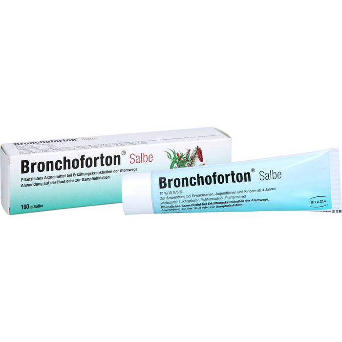 Bronchoforton Salbe bei Erkältungskrankheiten, 100 g Salbe