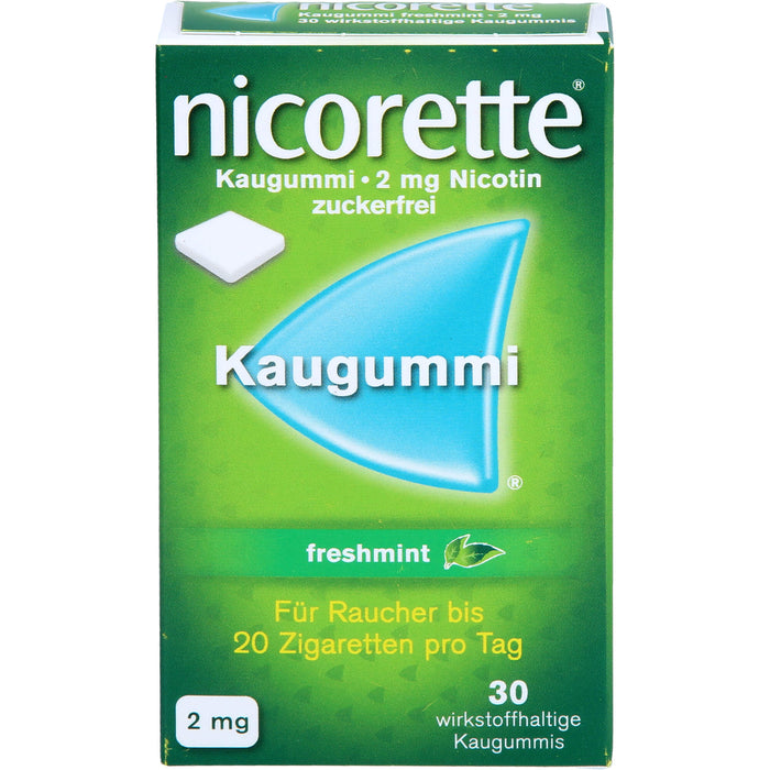 Nicorette 2mg Freshmint Gerke Kaugummi, 30 St KGU
