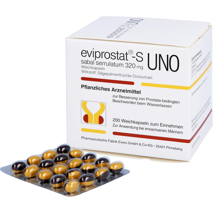 eviprostat-S sabal serrulatum 320 mg UNO; Weichkaps., 200 St KAP