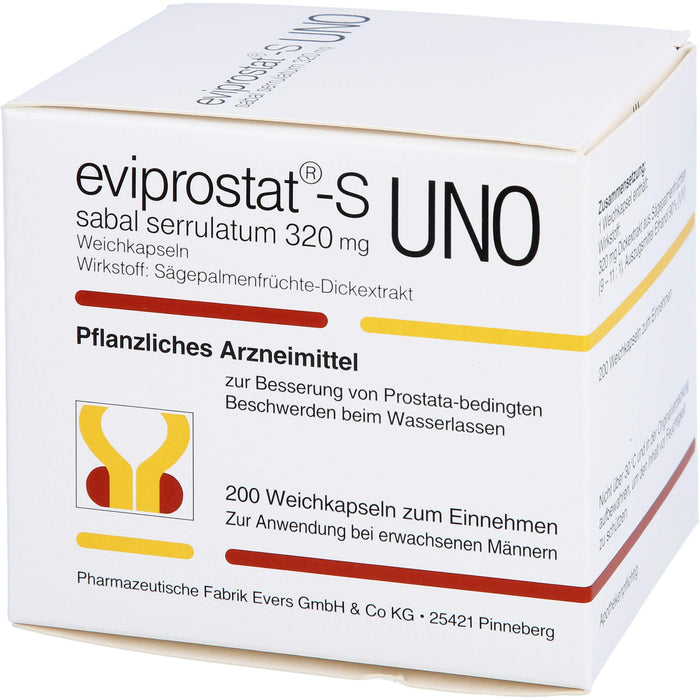 eviprostat-S sabal serrulatum 320 mg UNO; Weichkaps., 200 St KAP