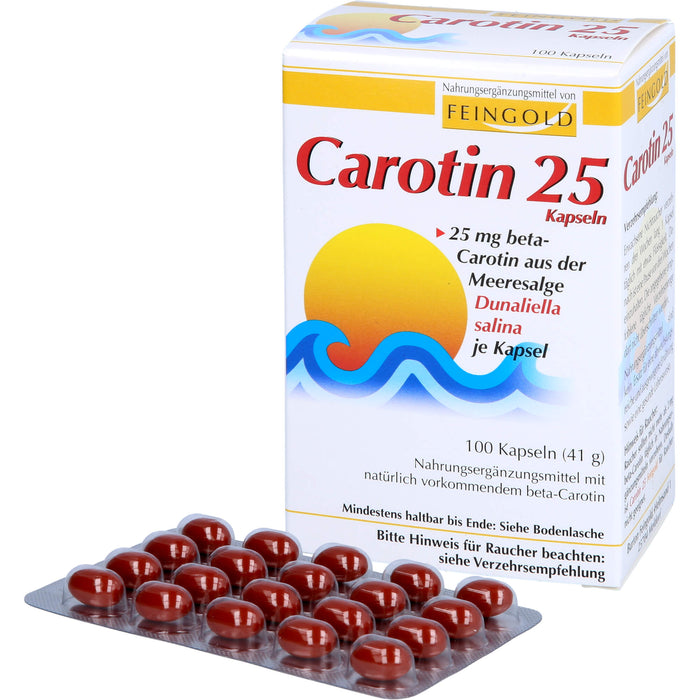 FEINGOLD Carotin 25 mg Kapseln, 100 St. Kapseln