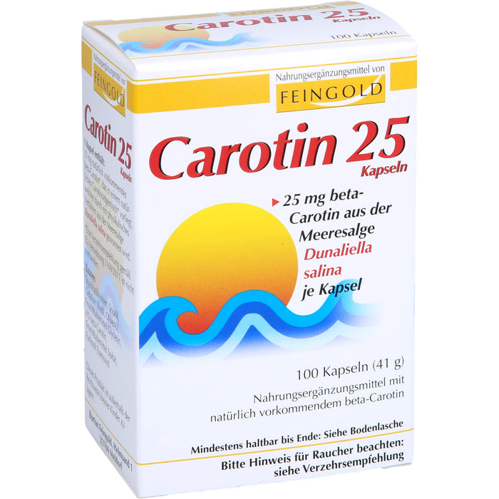 FEINGOLD Carotin 25 mg Kapseln, 100 St. Kapseln