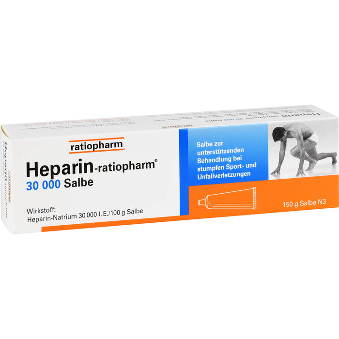 Heparin-ratiopharm 30 000 Salbe, 150 g Salbe