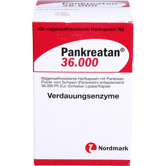 Pankreatan 36.000, Magensaftresistente Hartkapseln, 100 St. Kapseln