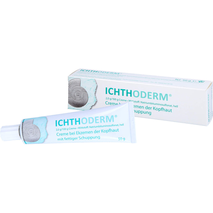 Ichthoderm Creme bei Kopfhautentzündungen, 50 g Creme