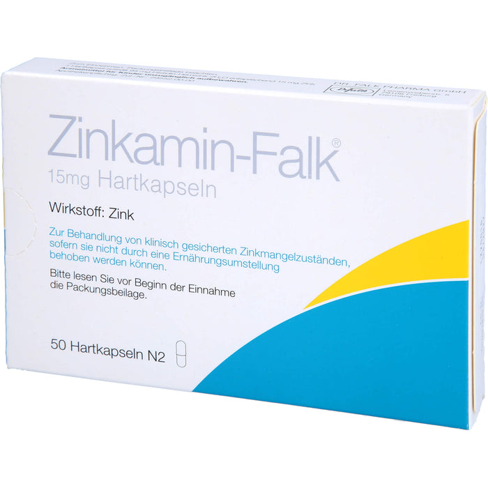 Zinkamin-Falk 15 mg Hartkapseln, 50 St. Kapseln