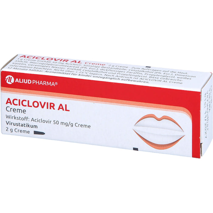 Aciclovir AL Creme Virustatikum, 2 g Creme