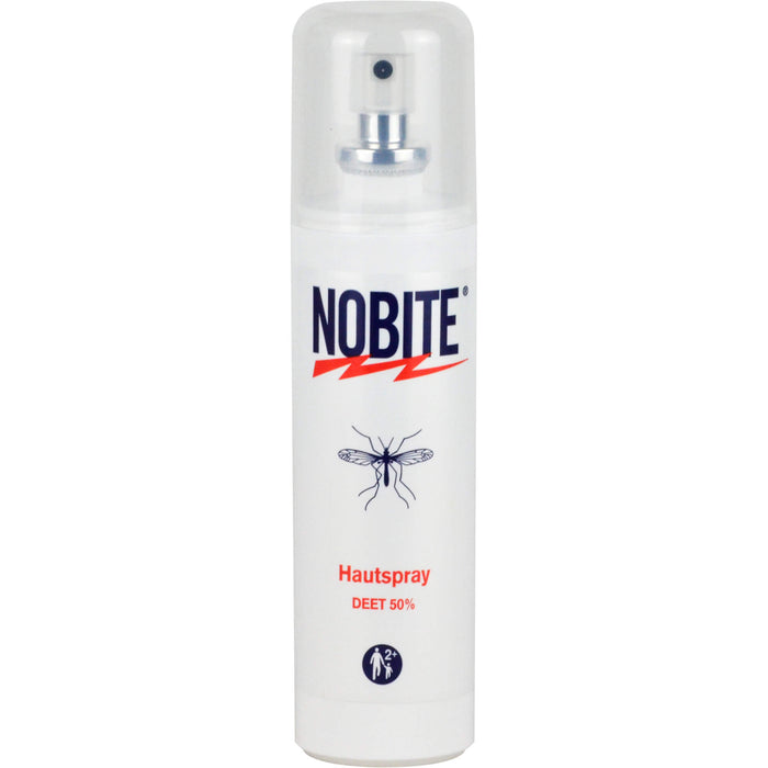 NOBITE Hautspray DEET 50% gegen Mücken, Zecken und Sandfliegen, 100 ml Lösung