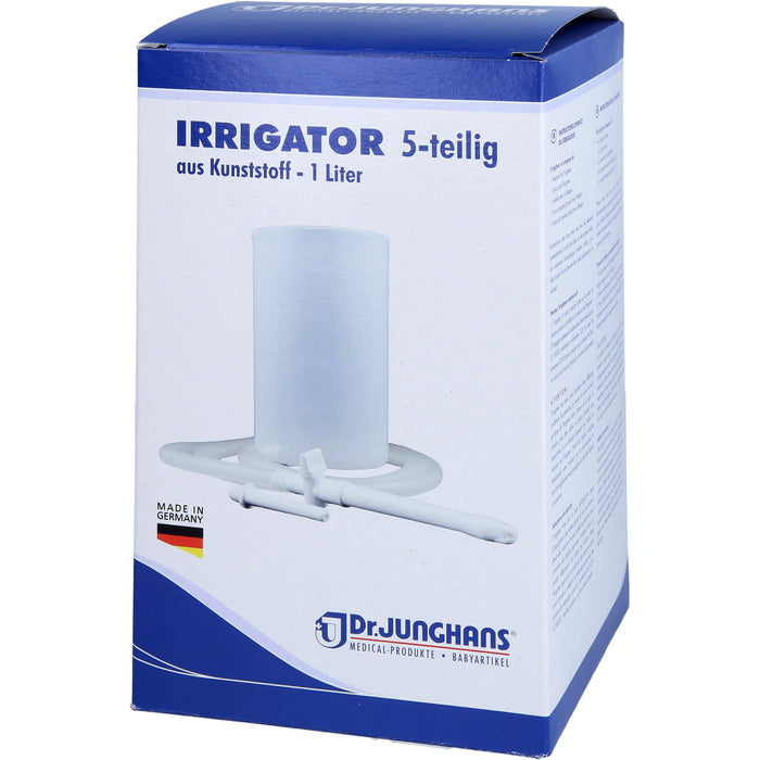 DR. JUNGHANS Irrigator Kunststoff 1 Liter, 1 St. Zubehör