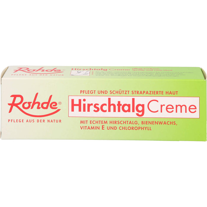Rohde Hirschtalg Creme, 100 ml Creme
