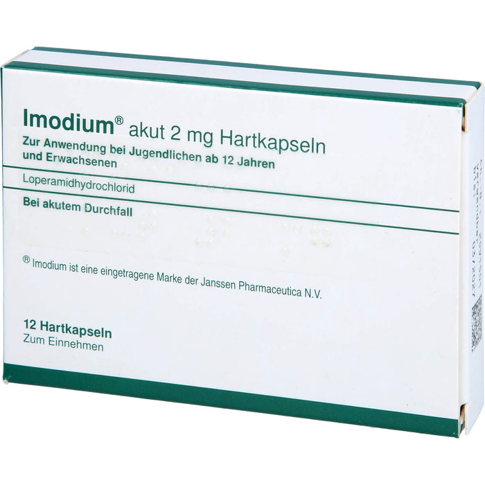 Imodium akut Kapseln Reimport Kohlpharma, 12 St. Kapseln