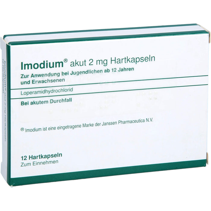 Imodium akut Kapseln Reimport Kohlpharma, 12 St. Kapseln